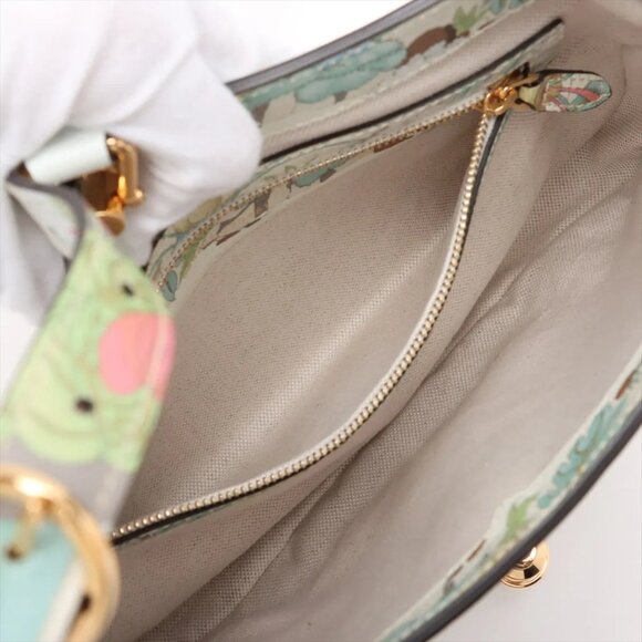 Gucci Jackie 1961 Leather Shoulder bag Multicolor 636709 - Picture 7 of 9